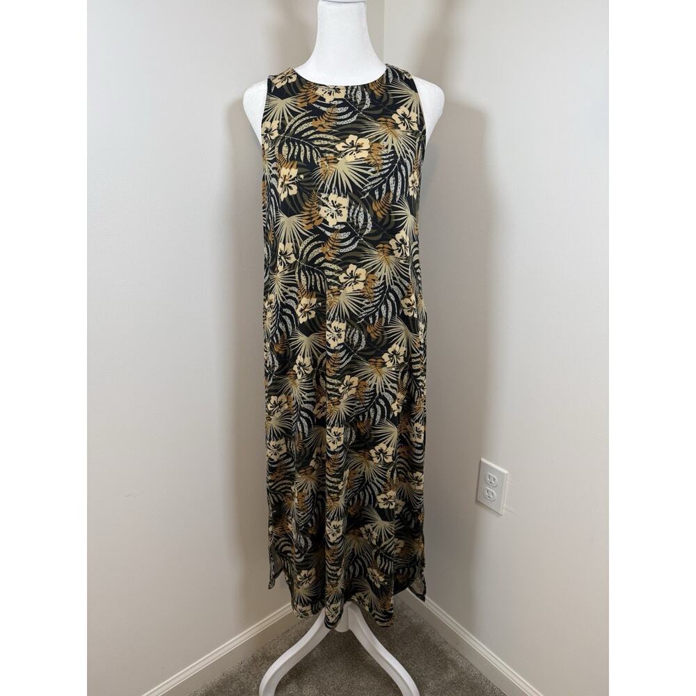Tommy Bahama Women’s Medium Slip Dress Maxi Sleepwear Tropical Comfy Travel